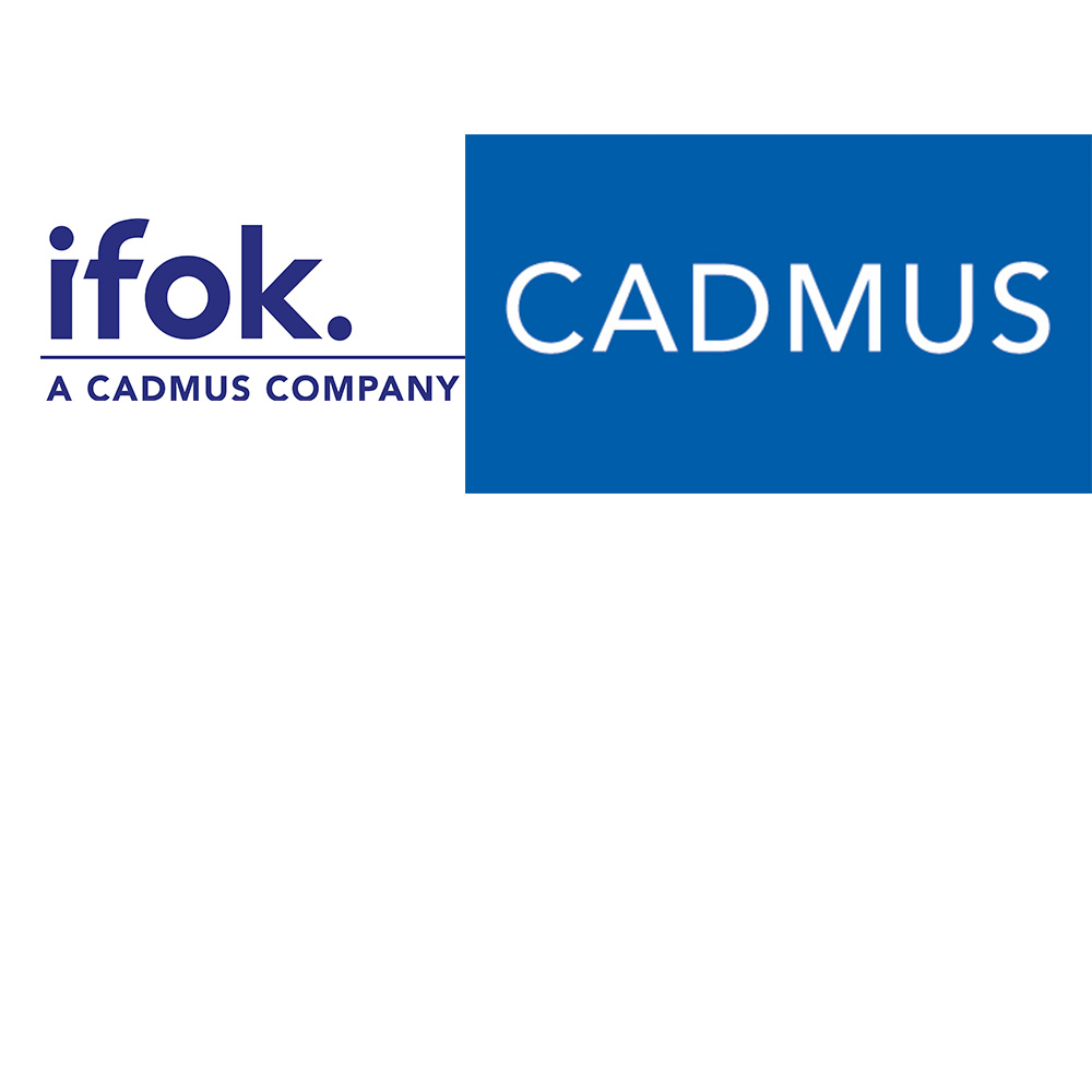 Logos der Unternehmen ifok und Cadmus